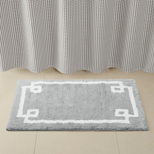 Cotton Tufted Bath Rug For Luxurious Bathroom Comfort