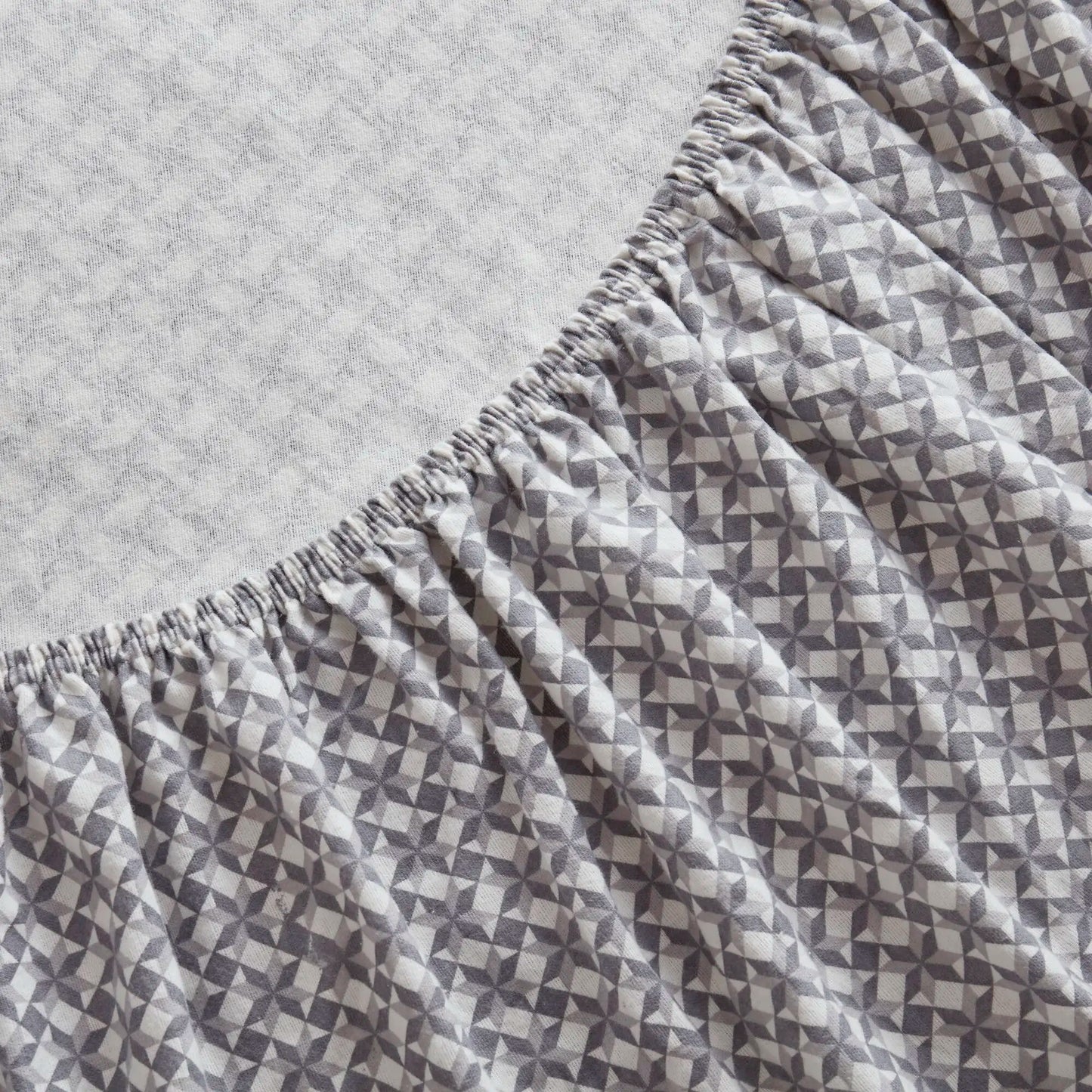 NONECN Snowflake Cotton Flannel Sheet Set For Bedroom