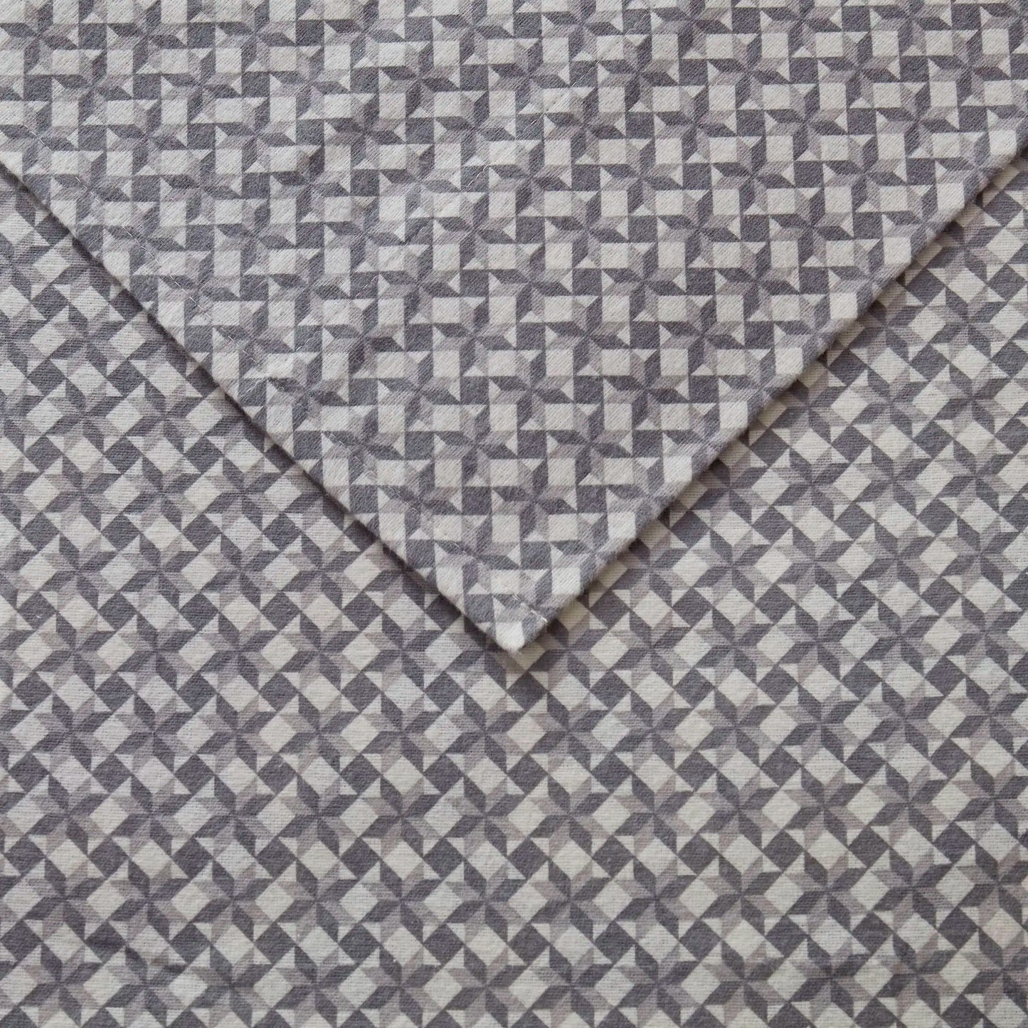 NONECN Snowflake Cotton Flannel Sheet Set For Bedroom