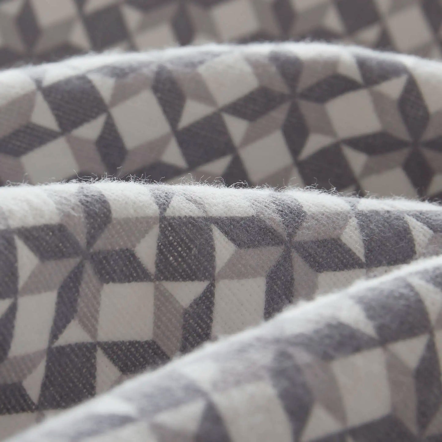 NONECN Snowflake Cotton Flannel Sheet Set For Bedroom