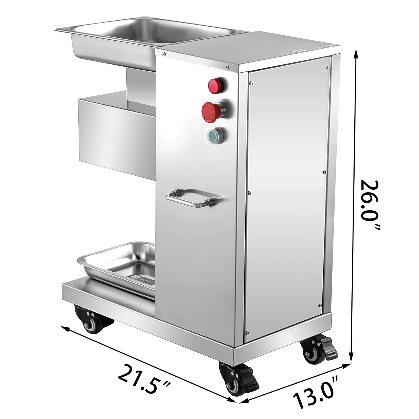 VEVOR Electric Meat Slicer 750W Commercial Cutter Pro
