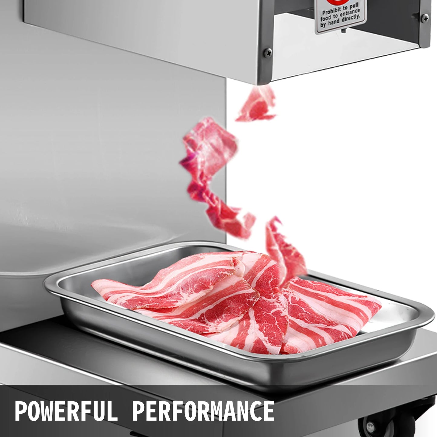 VEVOR Electric Meat Slicer 750W Commercial Cutter Pro