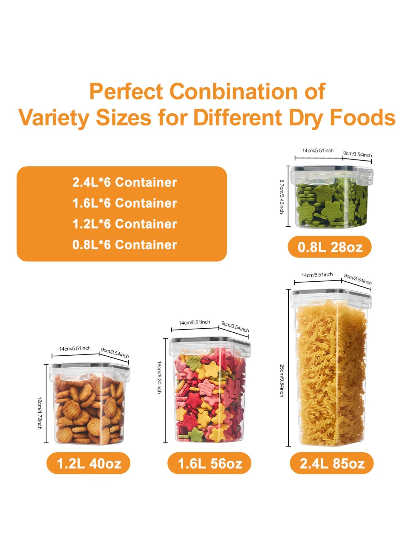 Sealed Food Storage Containers With Lids 48 Piece Set