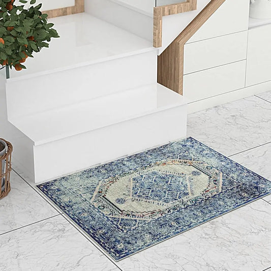 DIXSG Boho Area Rug Washable Indoor Non Slip Entryway