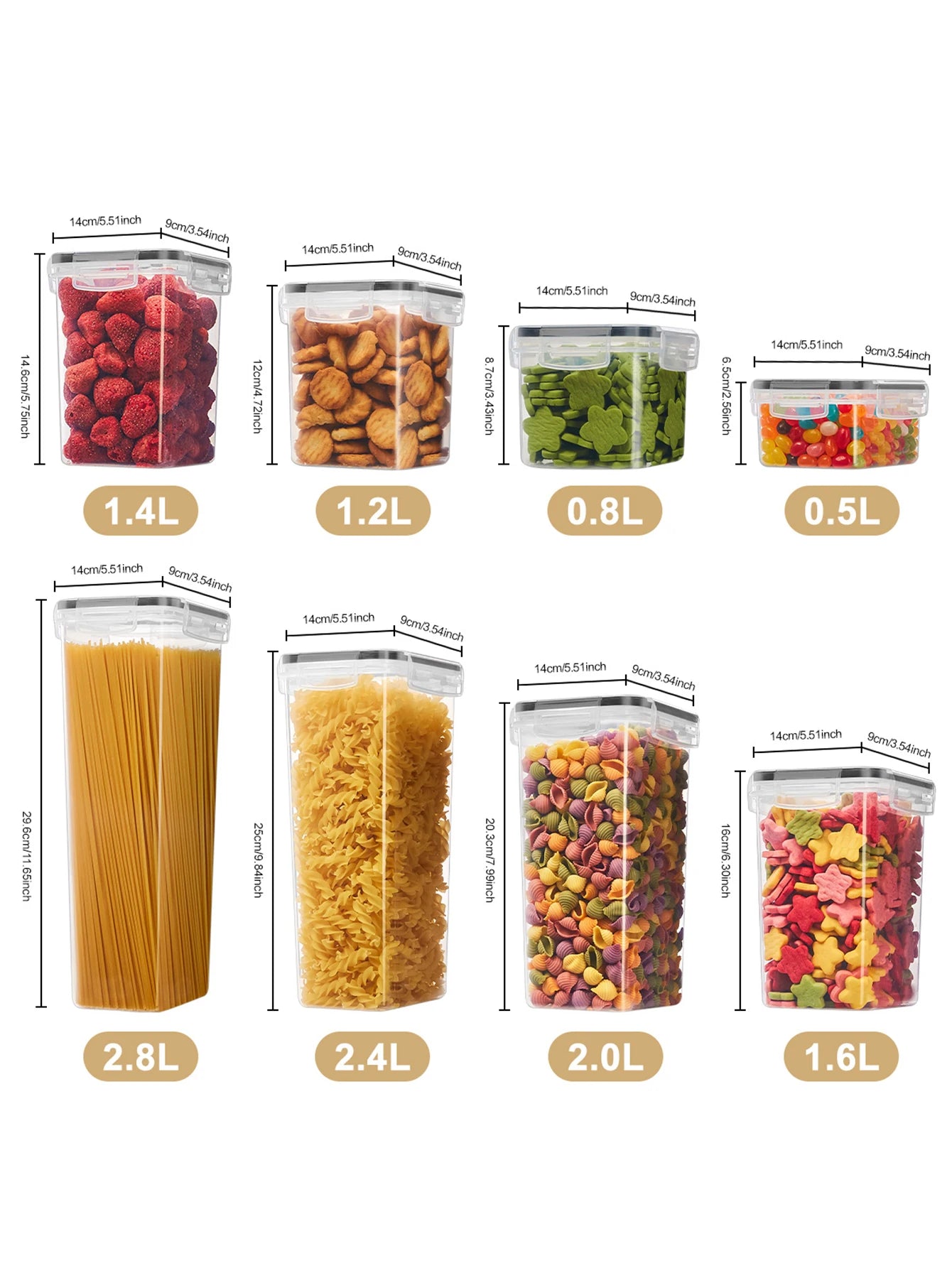 36-Piece Stackable Food Storage Containers