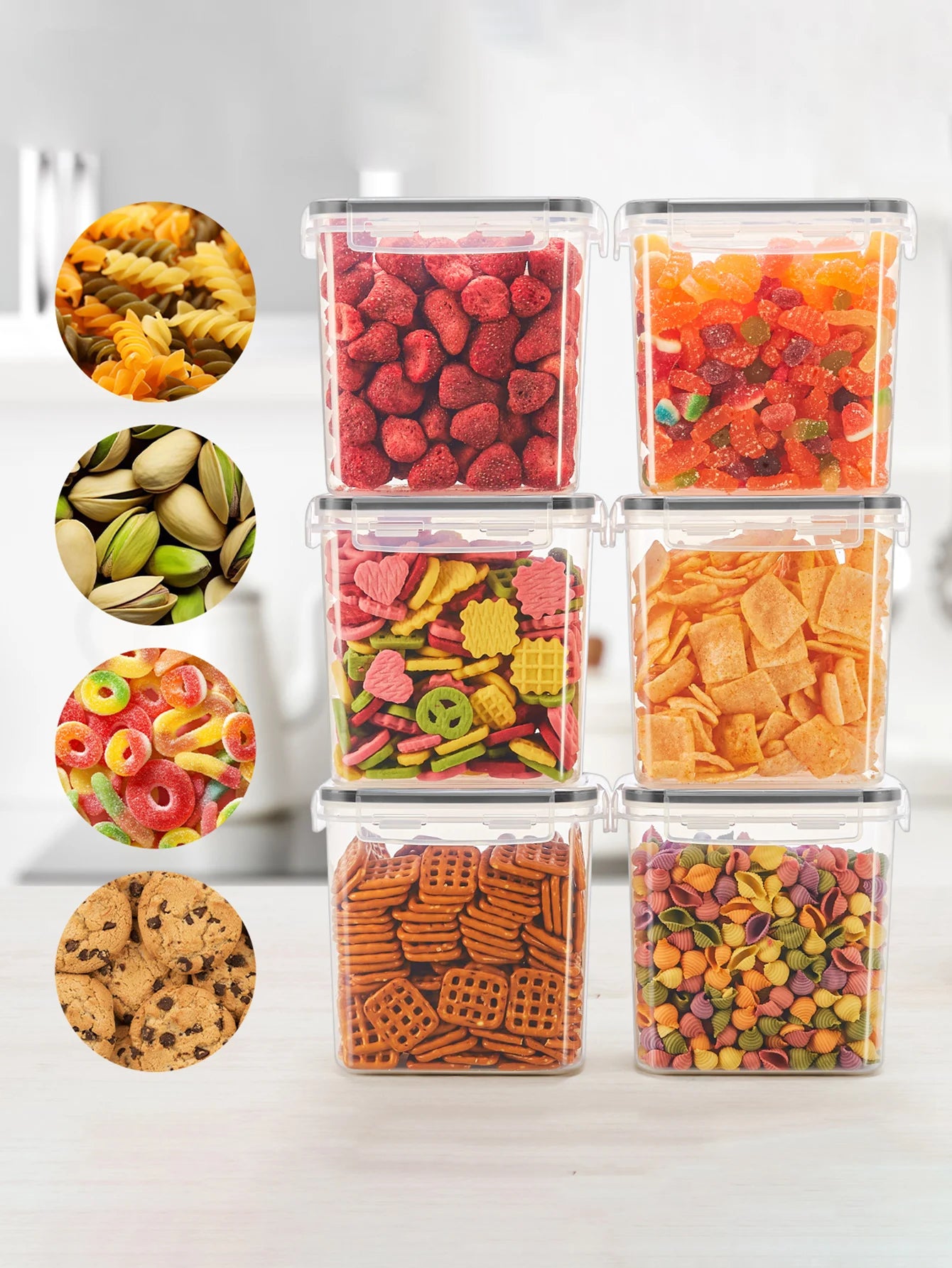 36-Piece Stackable Food Storage Containers
