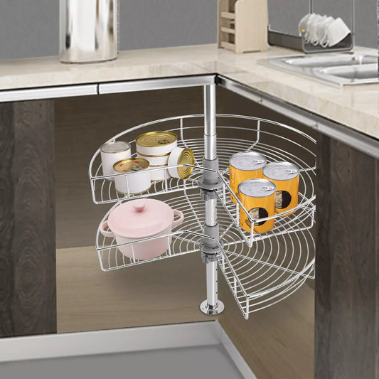 Kitchen Base Cabinet Corner Organizer Rack Iron Heavy Duty
