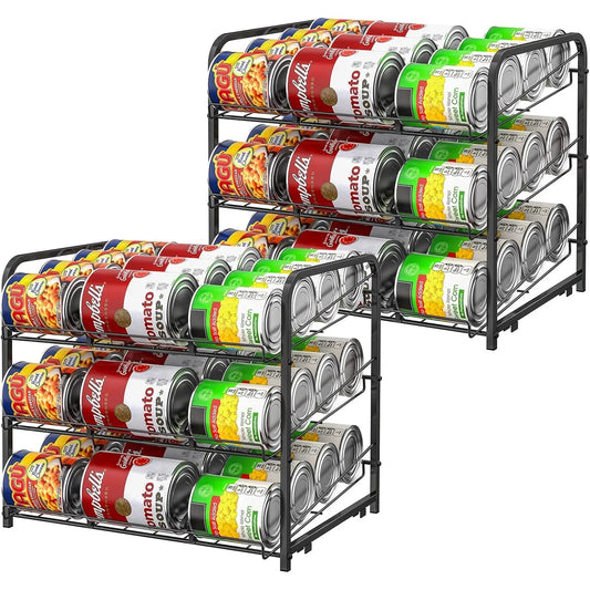 Stackable Can Organizer 2-Pack For 36 Cans