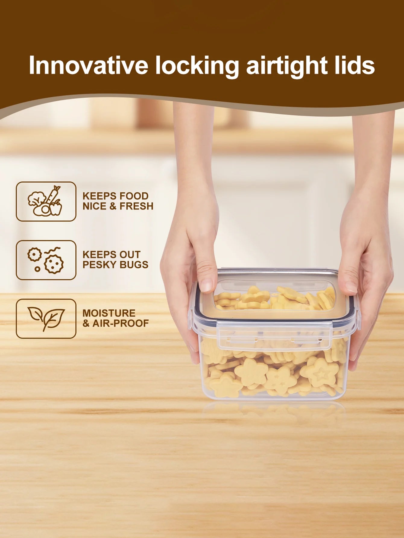 Sealed Food Storage Containers With Lids 48 Piece Set