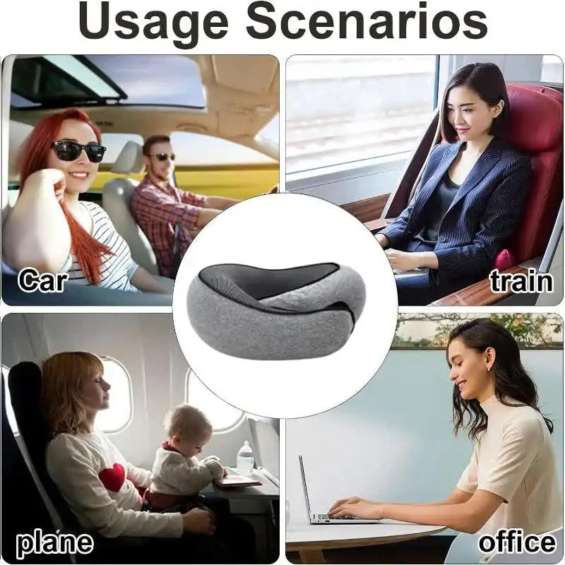 Memory Foam U Shaped Travel Neck Pillow