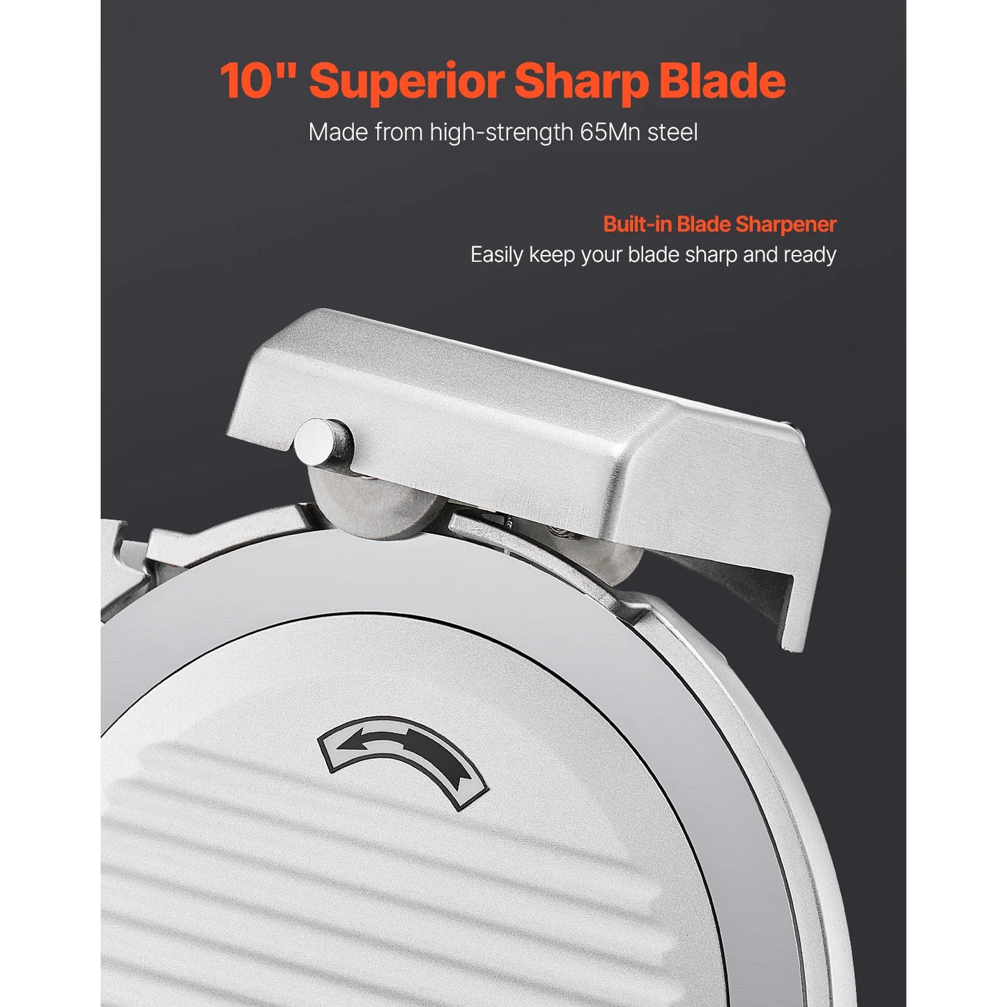 SucceBuy 180W Commercial Meat Slicer With Premium 65Mn Blade