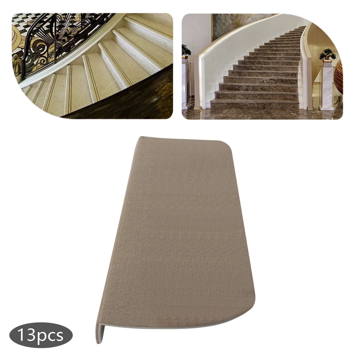 Bymaocar Carpet Stair Treads 13Piece Non Slip Protectors