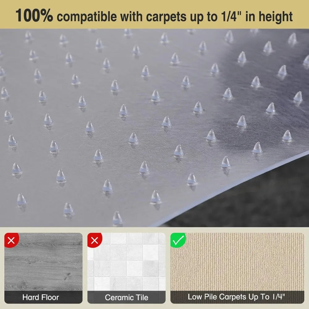 Office Chair Carpet Floor Mat for Home and Office Use