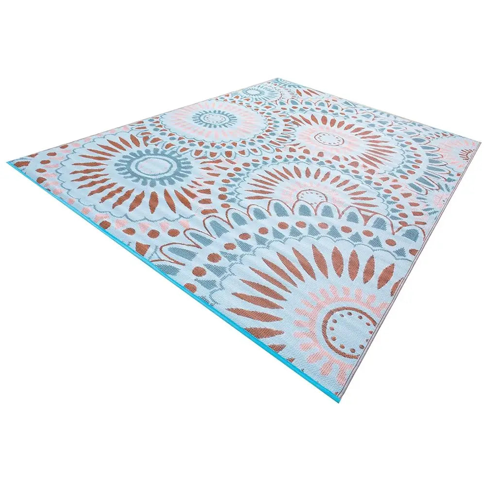 DIXSG Reversible Outdoor Indoor Rug Mat Waterproof Patio Garden