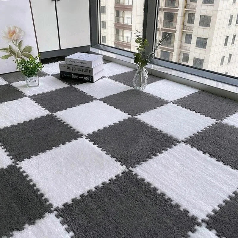 Interlocking Foam Floor Mats EVA Non Slip 24 Piece For Bedroom And Living Room