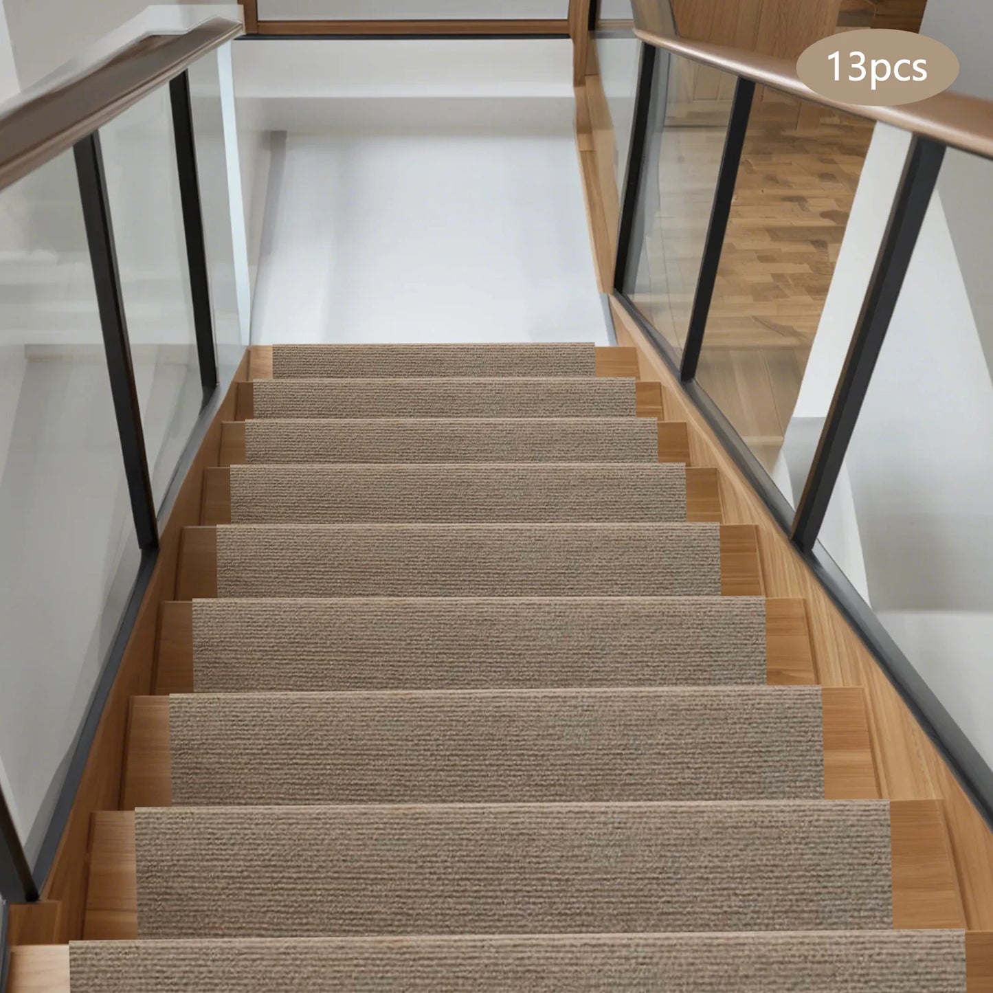 Bymaocar Carpet Stair Treads 13Piece Non Slip Protectors
