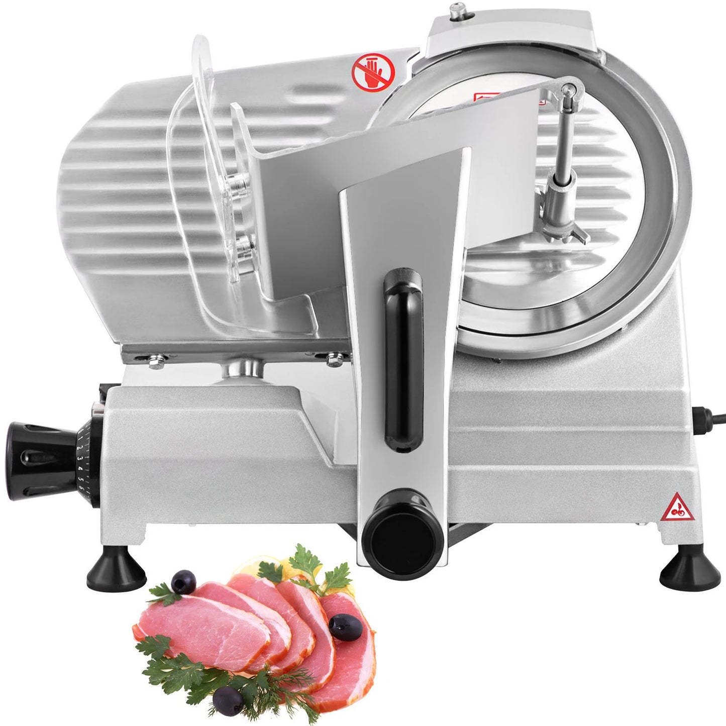SucceBuy Meat Slicer Carbon Steel Electric Deli Slicer