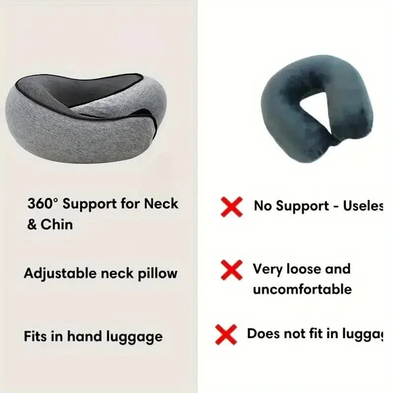 Memory Foam U Shaped Travel Neck Pillow