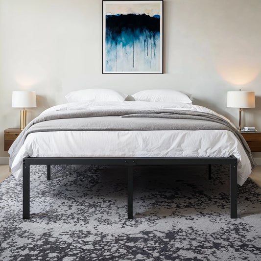 HOOMIC Twin Metal Bed Frame With Stable Mattress Foundation