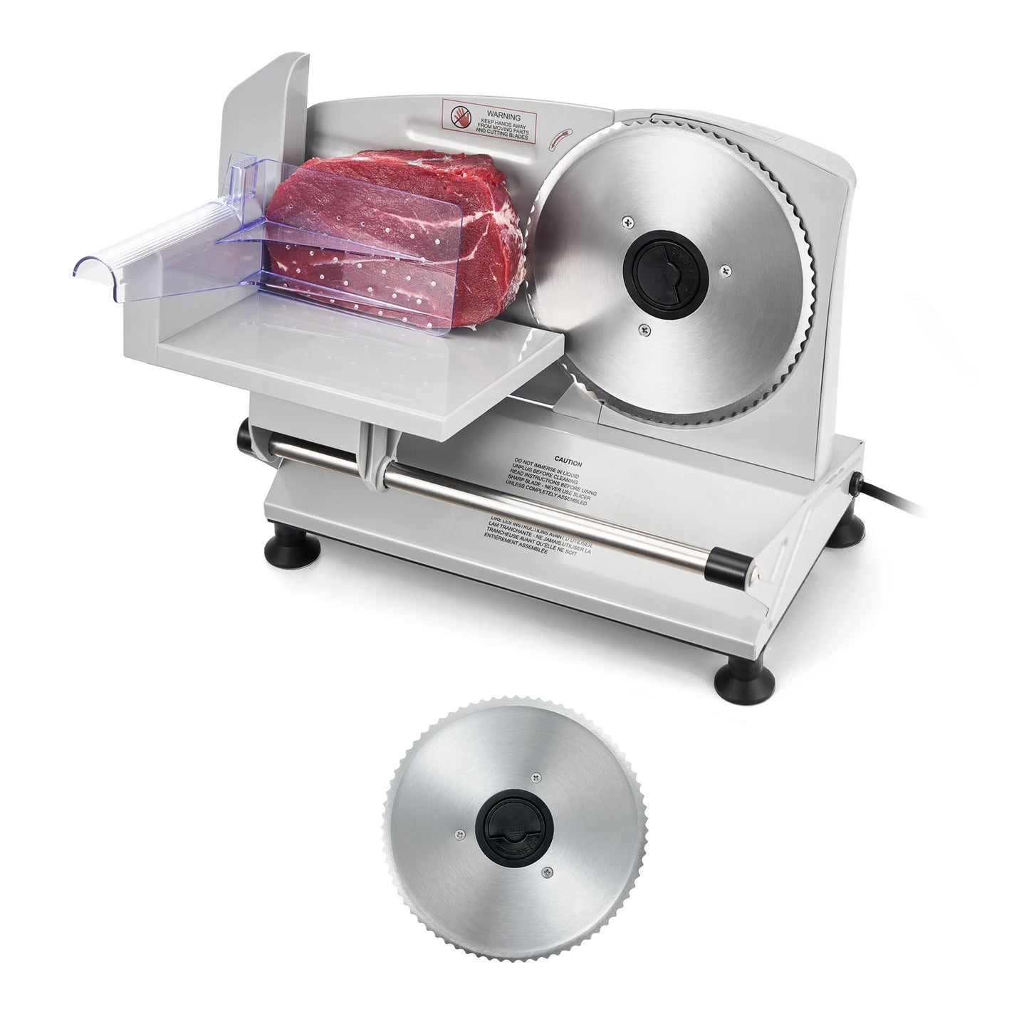 SucceBuy Electric Meat Slicer With SUS420 Blades For Deli