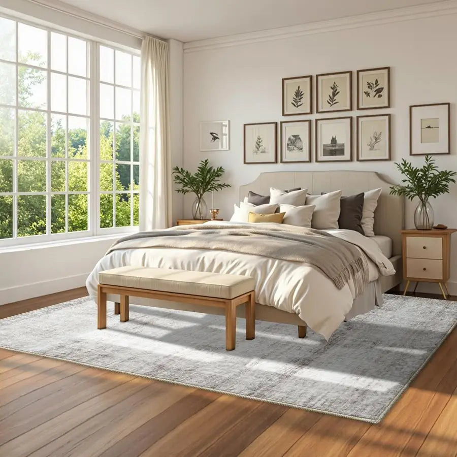 Modern Abstract Area Rug for Living Room and Bedroom