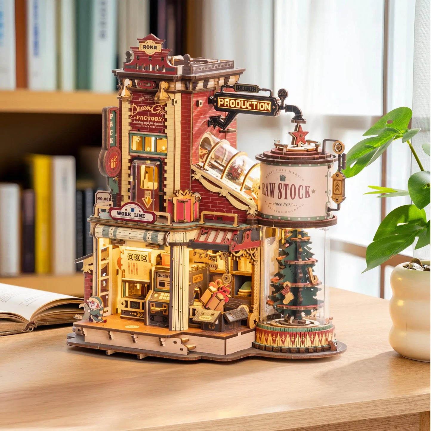 Robotime Rokr Dream 3D Wooden Puzzle with Light and Music