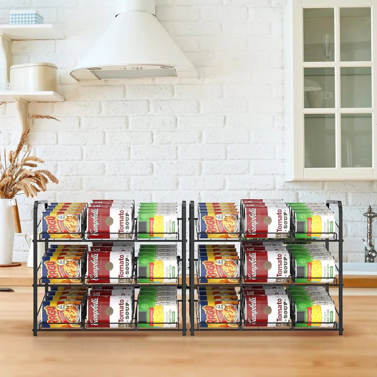 Stackable Can Organizer 2-Pack For 36 Cans
