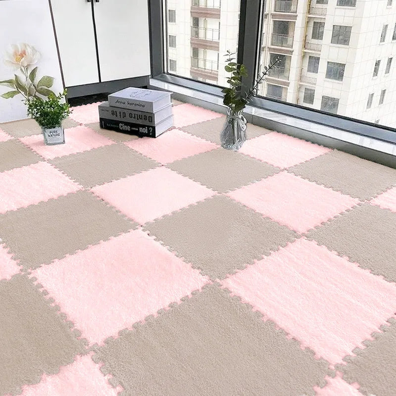 Interlocking Foam Floor Mats EVA Non Slip 24 Piece For Bedroom And Living Room