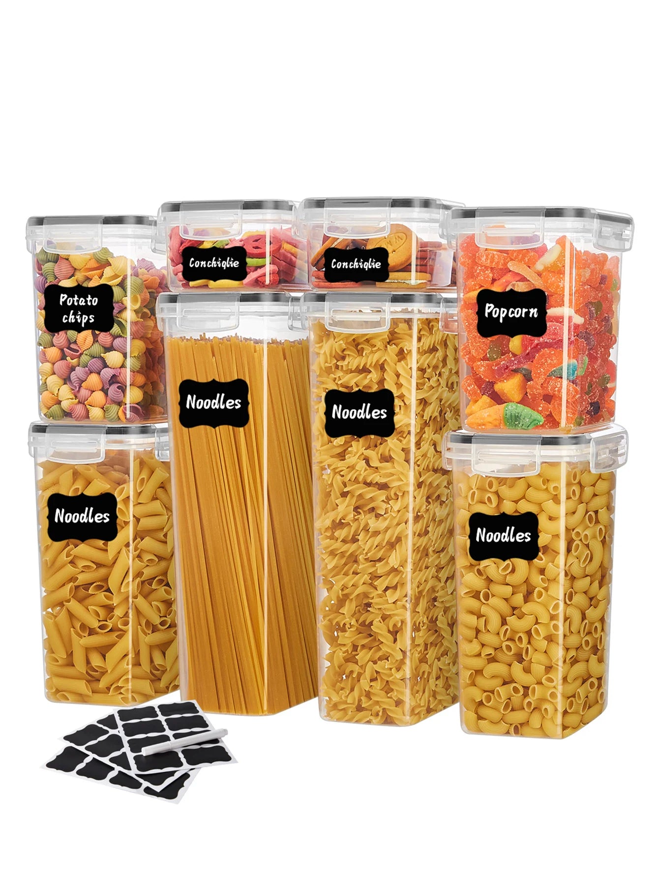 36-Piece Stackable Food Storage Containers