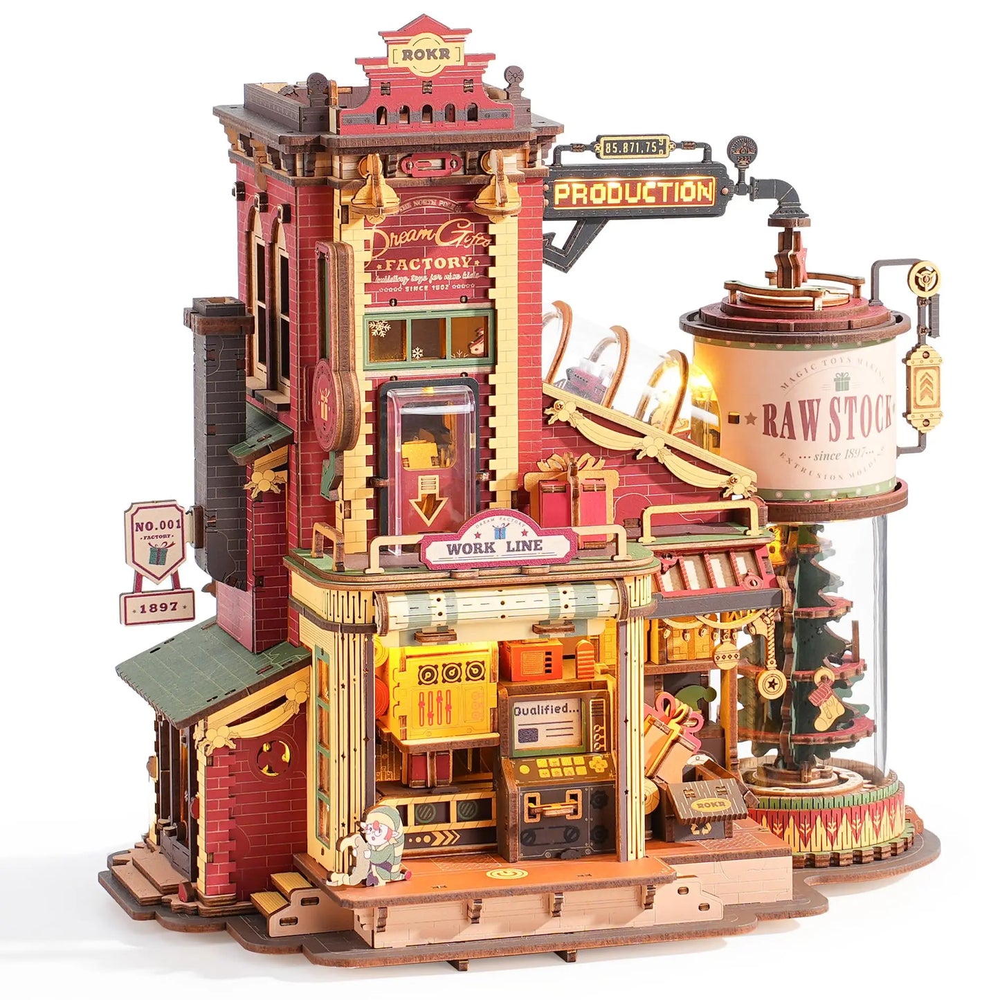Robotime Rokr Dream 3D Wooden Puzzle with Light and Music