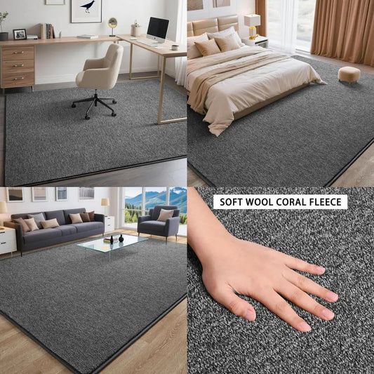 Memory Foam Rug Washable Non Slip Minimalist Shag for Home
