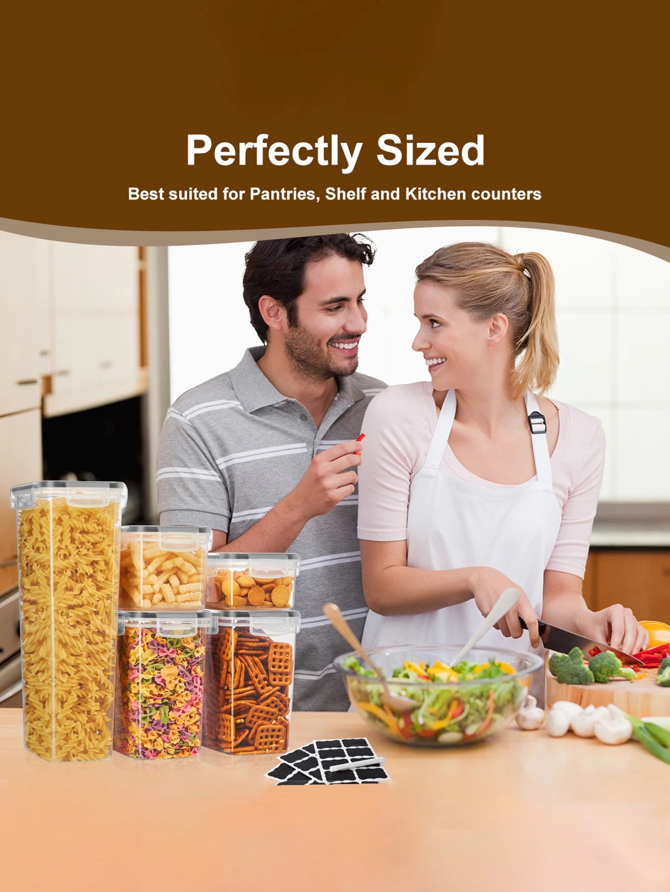 Sealed Food Storage Containers With Lids 48 Piece Set